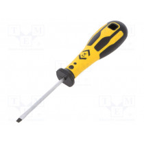 T49110-040; Screwdriver; slot; SL 4mm; Series: Dextro; Blade length: 75mm; C.K