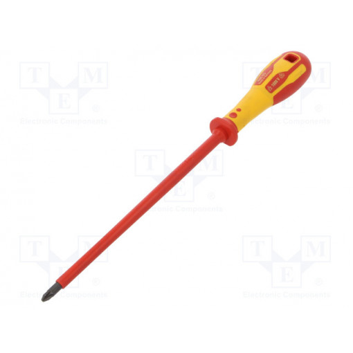 T49143-2200; Screwdriver; insulated; Pozidriv®; PZ2; Blade length: 200mm; 1kVAC; C.K