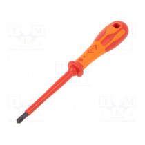T49145-2; Screwdriver; insulated; MOD; 2; Blade length: 100mm; 1kVAC; C.K