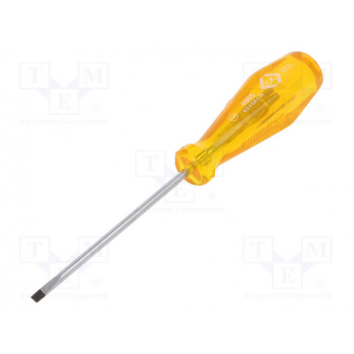 T4965 03; Screwdriver; slot; SL 3mm; Series: HD Classic; Blade length: 75mm; C.K