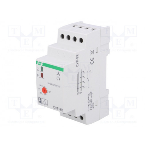 CKF-BR; Module: voltage monitoring relay; DIN; SPDT; OUT 1: 250VAC/10A; F&F