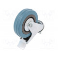 CKLA-PG 100S-HC; Transport wheel; Ø: 100mm; W: 25mm; H: 130mm; torsional with lock; RADER