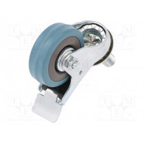 CKLA-PG 50S-HC; Transport wheel; Ø: 50mm; W: 17mm; H: 69mm; torsional with lock; RADER