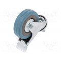 CKLA-PG 75S-HC; Transport wheel; Ø: 75mm; W: 21mm; H: 100mm; torsional with lock; RADER