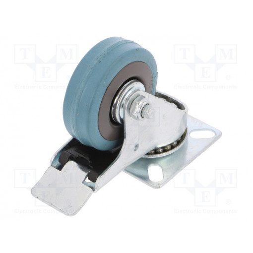 CKMA-PG 50S; Transport wheel; Ø: 50mm; W: 17mm; H: 69mm; torsional; 35kg; -5÷40°C; RADER