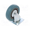 CKPA-PG 100S; Transport wheel; Ø: 100mm; W: 25mm; H: 130mm; torsional; 65kg; RADER