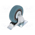 CKPA-PG 100S-HC; Transport wheel; Ø: 100mm; W: 25mm; H: 130mm; torsional with lock; RADER