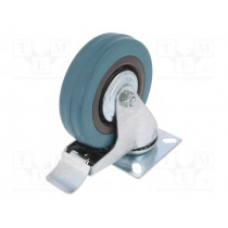 CKPA-PG 100S-HC; Transport wheel; Ø: 100mm; W: 25mm; H: 130mm; torsional with lock; RADER