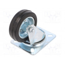 CKPW-SG 80W; Transport wheel; Ø: 80mm; W: 25mm; H: 105mm; torsional; 50kg; RADER
