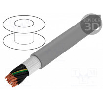 0026107; Wire: control cable; ÖLFLEX® FD CLASSIC 810; 25G0,5mm2; PVC; grey; LAPP KABEL