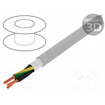 0026131; Wire: control cable; ÖLFLEX® FD CLASSIC 810; 3G1mm2; PVC; grey; LAPP KABEL
