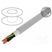 0026132; Wire: control cable; ÖLFLEX® FD CLASSIC 810; 4G1mm2; PVC; grey; LAPP KABEL