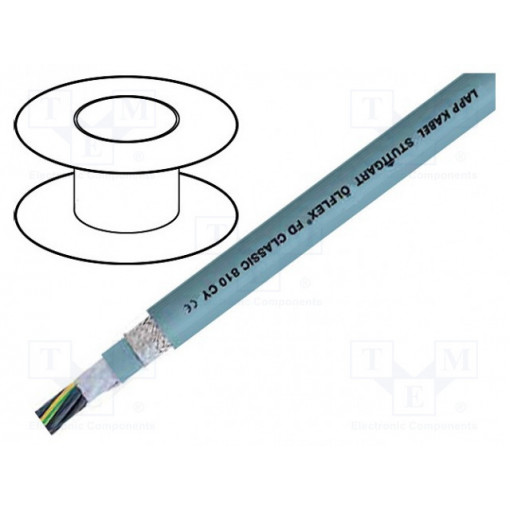 0026281; Wire: control cable; ÖLFLEX® FD CLASSIC 810 CY; 4G4mm2; PVC; grey; LAPP KABEL 0026281; Wire: control cable; ÖLFLEX® FD CLASSIC 810 CY; 4G4mm2; PVC; grey; LAPP KABEL