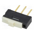 CL-SA-12C-02; Switch: slide; Pos: 2; SPDT; 0.5A/12VDC; ON-ON; Mounting: THT; Nidec Copal Electronics