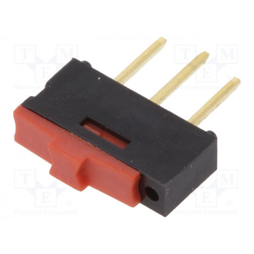 CL-SA-12C-22; Switch: slide; Pos: 2; SPDT; 0.5A/12VDC; ON-ON; Mounting: THT; Nidec Copal Electronics
