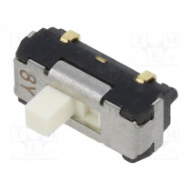 CL-SB-12A-02; Switch: slide; Pos: 2; SPDT; 0.2A/12VDC; ON-ON; Mounting: SMT; Nidec Copal Electronics