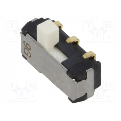 CL-SB-22A-12; Switch: slide; Pos: 2; DPDT; 0.2A/12VDC; ON-ON; Mounting: SMT; Nidec Copal Electronics