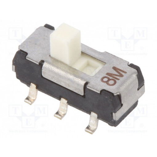 CL-SB-22B-01; Switch: slide; Pos: 2; DPDT; 0.2A/12VDC; ON-ON; Mounting: SMT; Nidec Copal Electronics