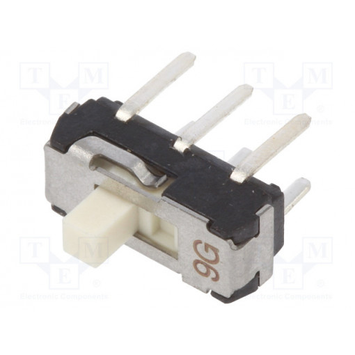 CL-SB-22C-01; Switch: slide; Pos: 2; DPDT; 0.2A/12VDC; ON-ON; Mounting: THT; Nidec Copal Electronics