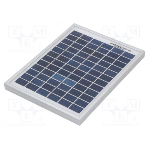 ; Photovoltaic cell; polycrystalline silicon; 251x186x18mm; 5W; CELLEVIA POWER ; Photovoltaic cell; polycrystalline silicon; 251x186x18mm; 5W; CELLEVIA POWER