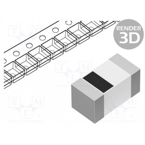 CL01BTQ1N2-S; Inductor: ceramic; SMD; 0201; 1.2nH; 420mA; 120mΩ; ftest: 500MHz; Viking CL01BTQ1N2-S; Inductor: ceramic; SMD; 0201; 1.2nH; 420mA; 120mΩ; ftest: 500MHz; Viking
