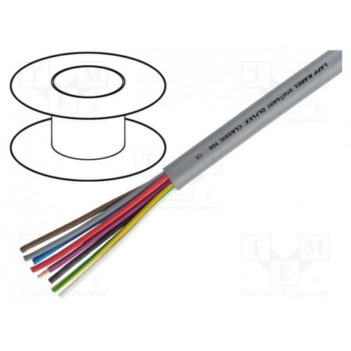 00100224; Wire; ÖLFLEX® CLASSIC 100; 3G0,75mm2; unshielded; 300/500V; PVC; LAPP KABEL 00100224; Wire; ÖLFLEX® CLASSIC 100; 3G0,75mm2; unshielded; 300/500V; PVC; LAPP KABEL