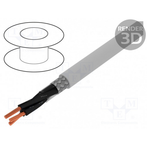 1136753; Wire; ÖLFLEX® CLASSIC 115 CY; 3x0,5mm2; tinned copper braid; PVC; LAPP KABEL