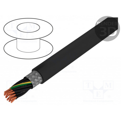 1136545; Wire; ÖLFLEX® CLASSIC 115 CY BK; 18G1mm2; tinned copper braid; LAPP KABEL