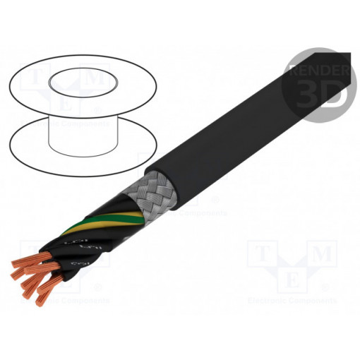 1136517; Wire; ÖLFLEX® CLASSIC 115 CY BK; 7G0,5mm2; tinned copper braid; LAPP KABEL