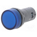 1SFA619403R5234; Control lamp; 22mm; CL2; -25÷70°C; Illumin: LED; Ø22mm; 230VAC; ABB