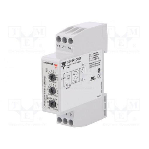 CLD1EA1CM24; Module: level monitoring relay; conductive fluid level; 24VAC; CARLO GAVAZZI