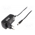 CLW-0612-W2E-EB; Power supply: switched-mode; 12VDC; 0.5A; Out: 5,5/2,1; 6W; Plug: EU; CELLEVIA POWER CLW-0612-W2E-EB; Power supply: switched-mode; 12VDC; 0.5A; Out: 5,5/2,1; 6W; Plug: EU; CELLEVIA POWER