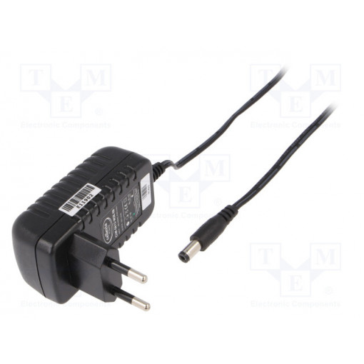 CLW-0612-W2E-EB; Power supply: switched-mode; 12VDC; 0.5A; Out: 5,5/2,1; 6W; Plug: EU; CELLEVIA POWER CLW-0612-W2E-EB; Power supply: switched-mode; 12VDC; 0.5A; Out: 5,5/2,1; 6W; Plug: EU; CELLEVIA POWER