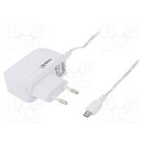 CLW-1005-W2E-ERMU-WH; Power supply: switched-mode; 5VDC; 2A; Out: micro USB; 10W; Plug: EU; CELLEVIA POWER
