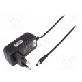 CLW-1212-W2E-EB; Power supply: switched-mode; 12VDC; 1A; Out: 5,5/2,1; 12W; Plug: EU; CELLEVIA POWER CLW-1212-W2E-EB; Power supply: switched-mode; 12VDC; 1A; Out: 5,5/2,1; 12W; Plug: EU; CELLEVIA POWER
