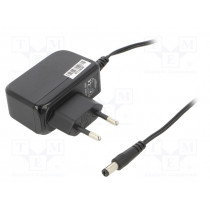 CLW-1212-W2E-ER; Power supply: switched-mode; 12VDC; 1A; Out: 5,5/2,1; 12W; Plug: EU; CELLEVIA POWER