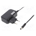 CLW-1505-W2E-ER; Power supply: switched-mode; 5VDC; 3A; Out: 5,5/2,1; 15W; Plug: EU; CELLEVIA POWER