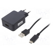 CLW-1505-W2E-ERCU; Power supply: switched-mode; 5VDC; 3A; Out: USB C; 15W; Plug: EU; CELLEVIA POWER