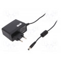 CLW-2412-W2E-EA; Power supply: switched-mode; 12VDC; 2A; Out: 5,5/2,1; 24W; Plug: EU; CELLEVIA POWER