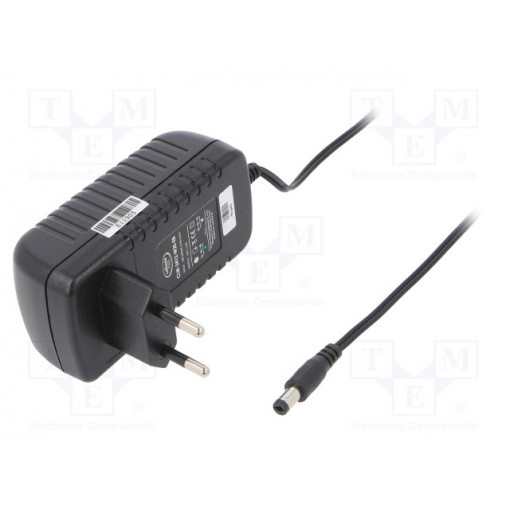 CLW-2412-W2E-EB; Power supply: switched-mode; 12VDC; 2A; Out: 5,5/2,1; 24W; Plug: EU; CELLEVIA POWER