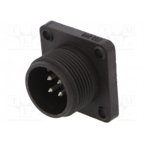 932449100 CM 02 E 14S-2 P; Connector: circular; socket; Series: CM; IP67; PIN: 4; male; 10A; 50V; HIRSCHMANN 932449100 CM 02 E 14S-2 P; Connector: circular; socket; Series: CM; IP67; PIN: 4; male; 10A; 50V; HIRSCHMANN