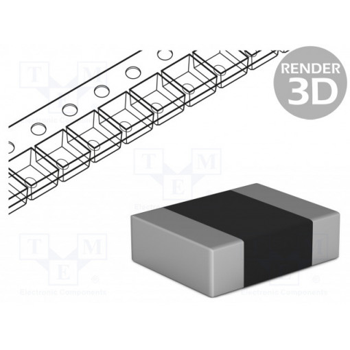 CM322522-100KL; Inductor: ferrite; SMD; 1210; 10uH; 150mA; 2.1Ω; Q: 30; ftest: 2.52MHz; BOURNS CM322522-100KL; Inductor: ferrite; SMD; 1210; 10uH; 150mA; 2.1Ω; Q: 30; ftest: 2.52MHz; BOURNS