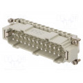 CNEM 24 TN; Connector: HDC; male; CNE; PIN: 24; 24+PE; size 104.27; 16A; 500V; ILME
