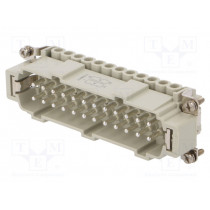 CNEM 24 TN; Connector: HDC; male; CNE; PIN: 24; 24+PE; size 104.27; 16A; 500V; ILME