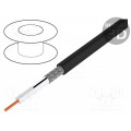 CNT-300; Wire: coaxial; CNT-300; solid; Cu; PE; black; Ø7.62mm; CommScope