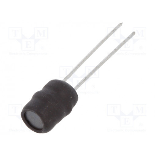 COIL0406-0.15; Inductor: wire; THT; 150uH; Ioper: 410mA; 1.06Ω; ±10%; Ø5.5x7.5mm; FERROCORE