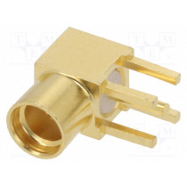 CONMMCX002; Socket; MMCX; female; angled 90°; 50Ω; THT; on PCBs; teflon; LINX TECHNOLOGIES CONMMCX002; Socket; MMCX; female; angled 90°; 50Ω; THT; on PCBs; teflon; LINX TECHNOLOGIES