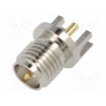 CONREVSMA003.062; Socket; RP-SMA; male,reverse; card edge; 50Ω; on PCBs; teflon; LINX TECHNOLOGIES