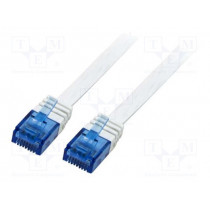 CP0136; Patch cord; U/UTP; 5e; stranded; CCA; PVC; white; 3m; 30AWG; LOGILINK