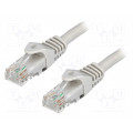 CP2022U; Patch cord; U/UTP; 6; stranded; CCA; PVC; grey; 0.5m; LOGILINK